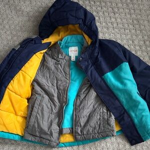Cat & Jack Blue and Yellow Kids Jacket